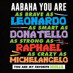 Aabaha Strong Brave Smart As Ninja Turtles Somali Dad Father's Day T Shirt 30291053