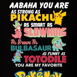 Aabaha Strong Smart Brave Funny Pokemon Somali Dad Father's Day T Shirt 30449595