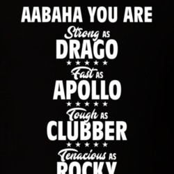 Aabaha Strong Fast Tough As Apollo Rocky Boxing Somali Dad Father's Day T Shirt 30463703