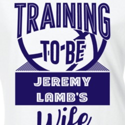 Jeremy Lamb Training To Be Wife Charlotte Basketball Sports Athlete Fan T Shirt 32471293