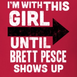 Brett Pesce With This Girl Until Carolina Hockey Sports Athlete T Shirt 32610147