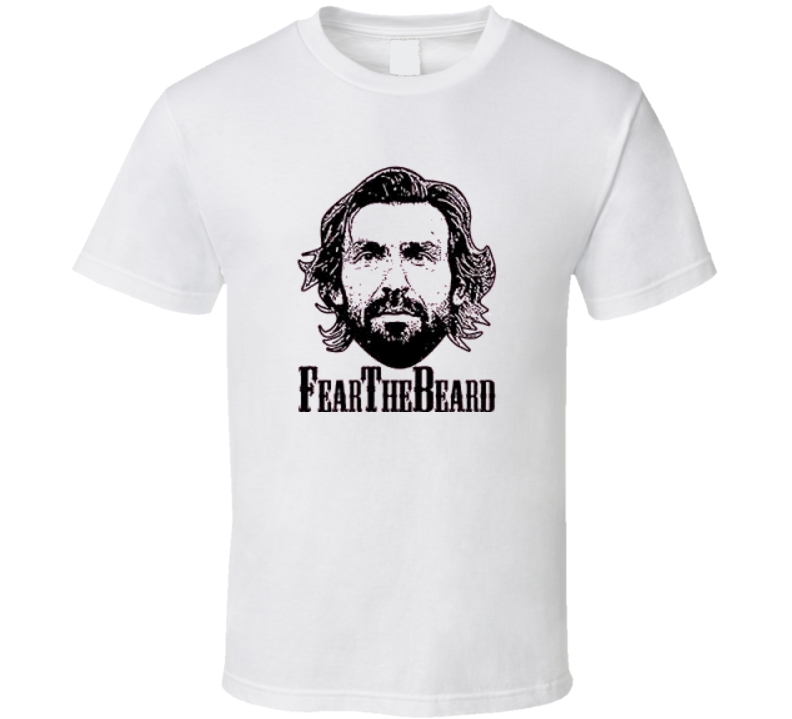 Pirlo Fear the Beard Italy Soccer T Shirt Pirlo Fear the Beard Italy Soccer T Shirt