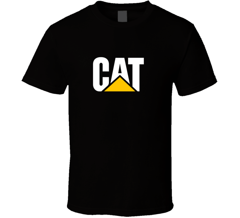 Cat Caterpillar Construction Fan T Shirt