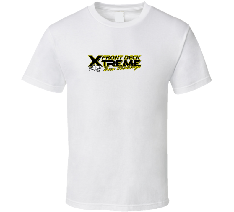 Front Deck Xtreme Bass Challange Fishing Fan T Shirt