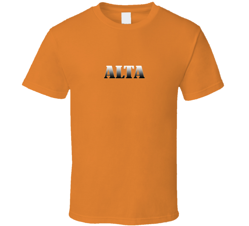 Alta Ski Mountain Utah Fan T Shirt