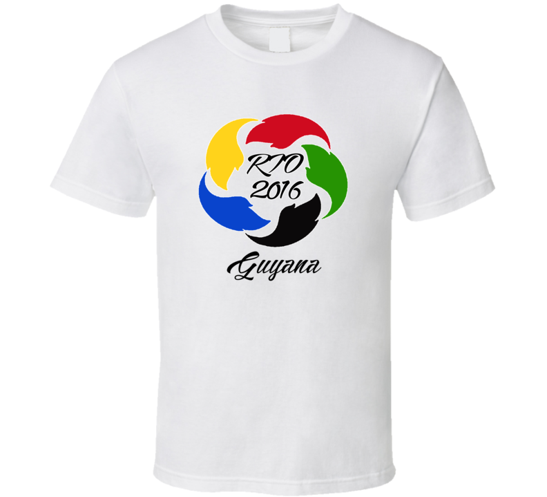 Guyana Olympics Rio 2016 Fan T shirt Guyana Olympics Rio 2016 Fan T shirt