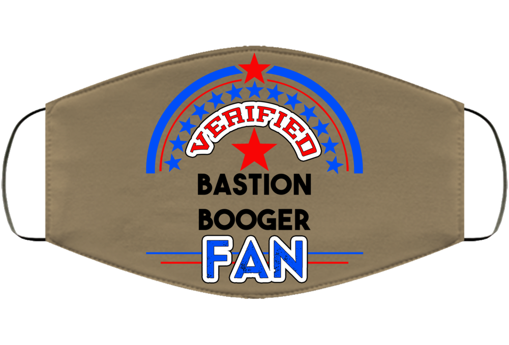 Verified Bastion Booger Fan Wrestler Retro Face Mask Cover Verified Bastion Booger Fan Wrestler Retro Face Mask Cover