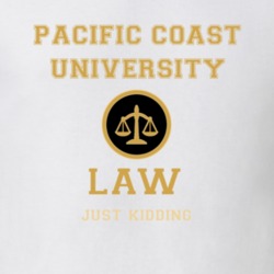 Pacific Coast University Law School T shirt 23439346