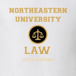 Northeastern University Law School T shirt 23440109