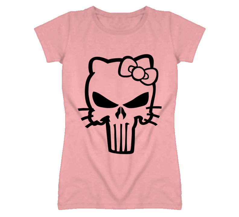 Punisher skull hello kitty bross funny parody T Shirt Punisher skull hello kitty bross funny parody T Shirt