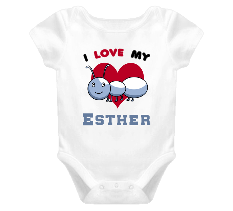 I Love My Aunt Esther Newborn Funny Baby One Piece Bodysuit Baby One Piece I Love My Aunt Esther Newborn Funny Baby One Piece Bodysuit Baby One Piece