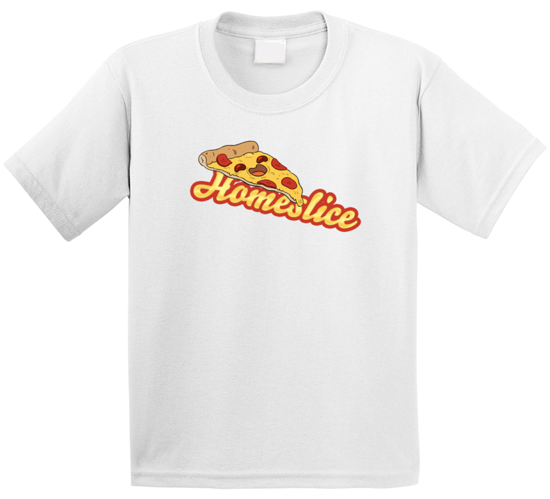 Homeslice Funny Pizza Face Kids T Shirt Homeslice Funny Pizza Face Kids T Shirt