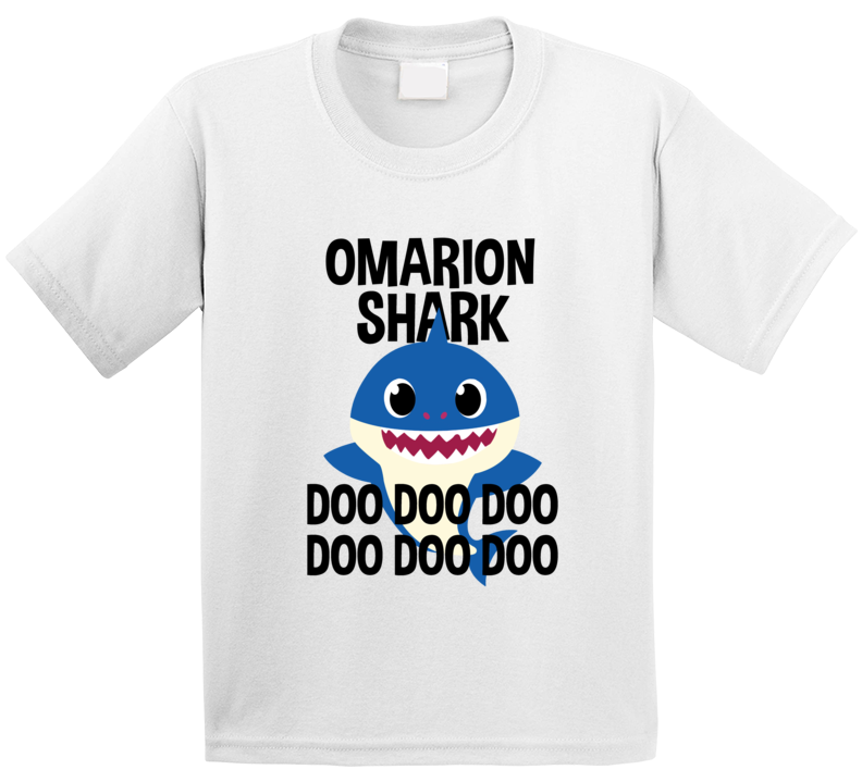 Omarion Shark Doo Doo Doo Baby Shark Popular Childrens Show Personaliz Omarion Shark Doo Doo Doo Baby Shark Popular Childrens Show Personaliz
