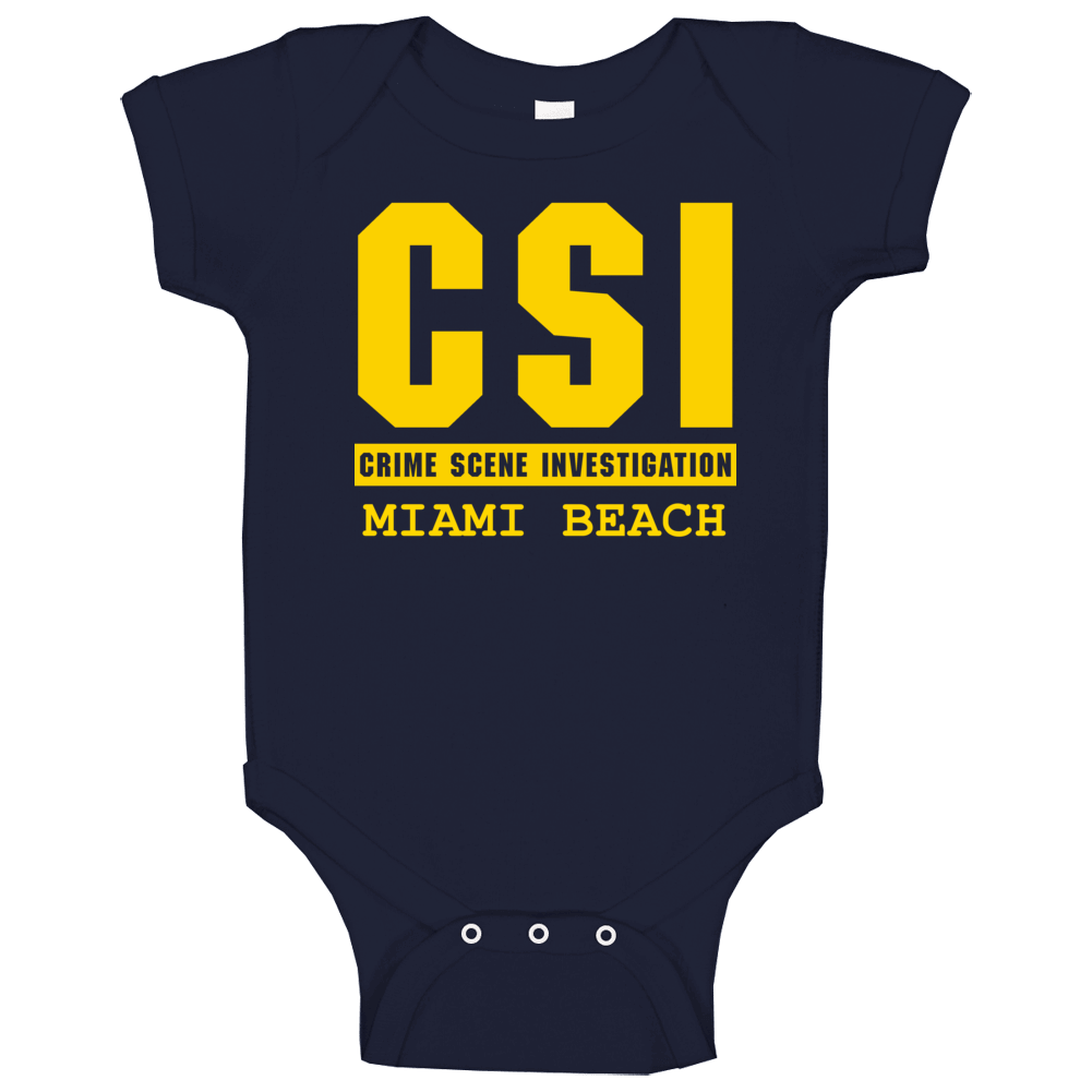 Csi Miami Beach Crime Scene Investigation Tv Show Parody Baby One Piec