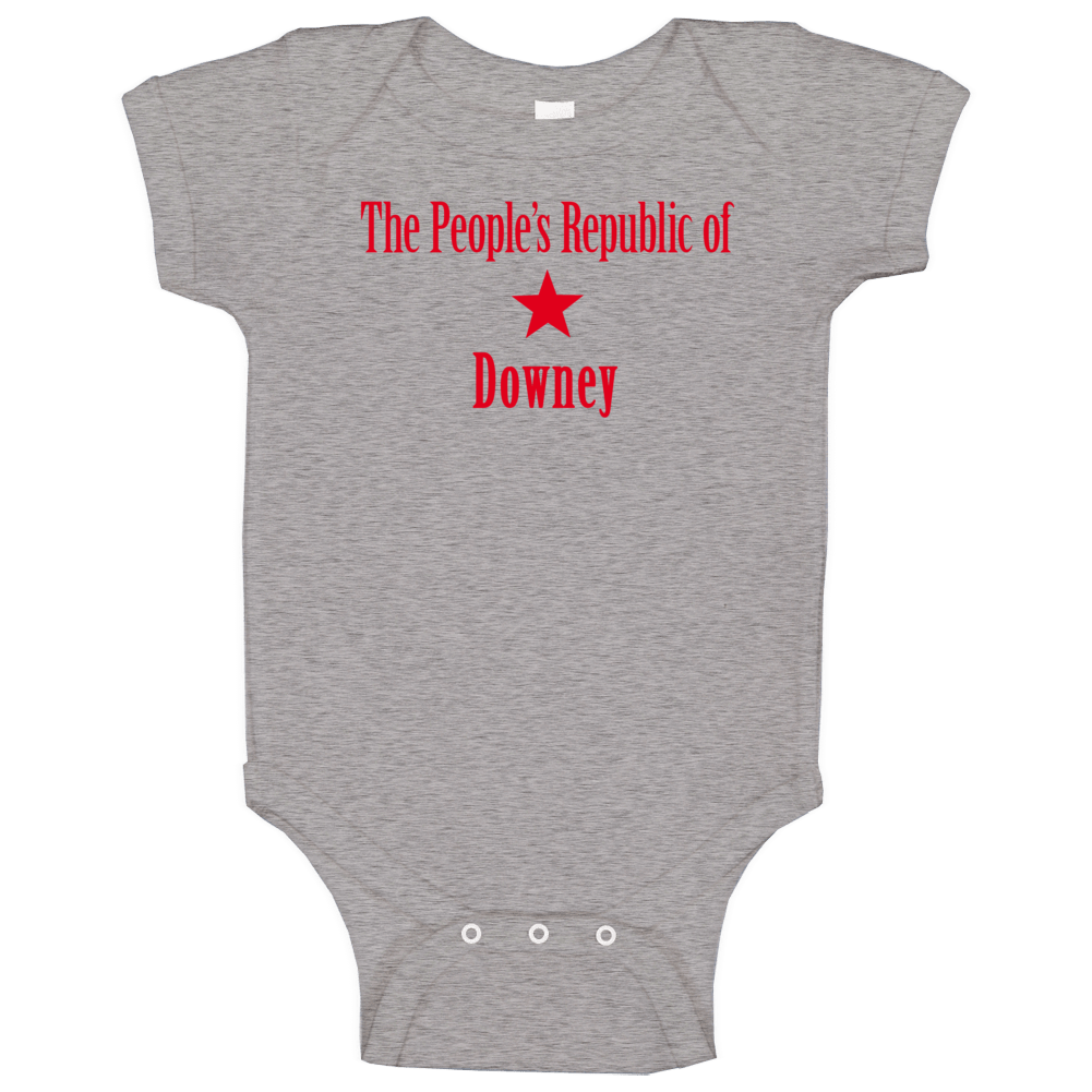 The Peoples Republic Of Downey Custom Baby One Piece