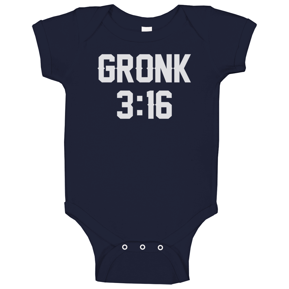 Gronk 316 Rob Gronkowski New England Football Fan Baby One Piece Gronk 316 Rob Gronkowski New England Football Fan Baby One Piece