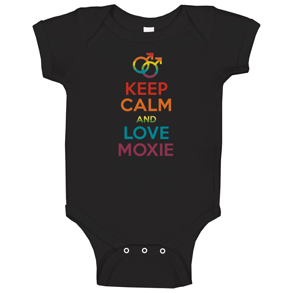 Keep Calm And Love Moxie Gay Pride Lgbt Baby One Piece Keep Calm And Love Moxie Gay Pride Lgbt Baby One Piece