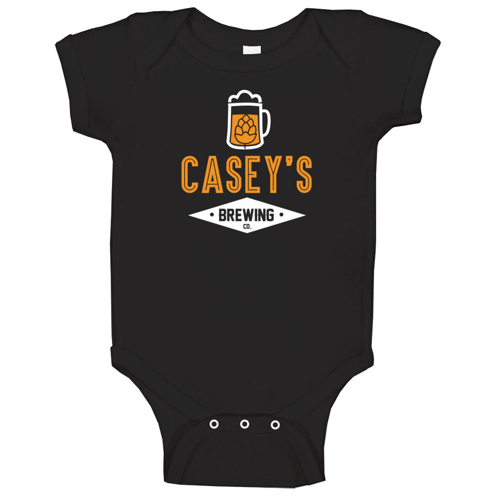 Casey's Brewing Company Cool Personalized Party Baby One Piece Casey's Brewing Company Cool Personalized Party Baby One Piece