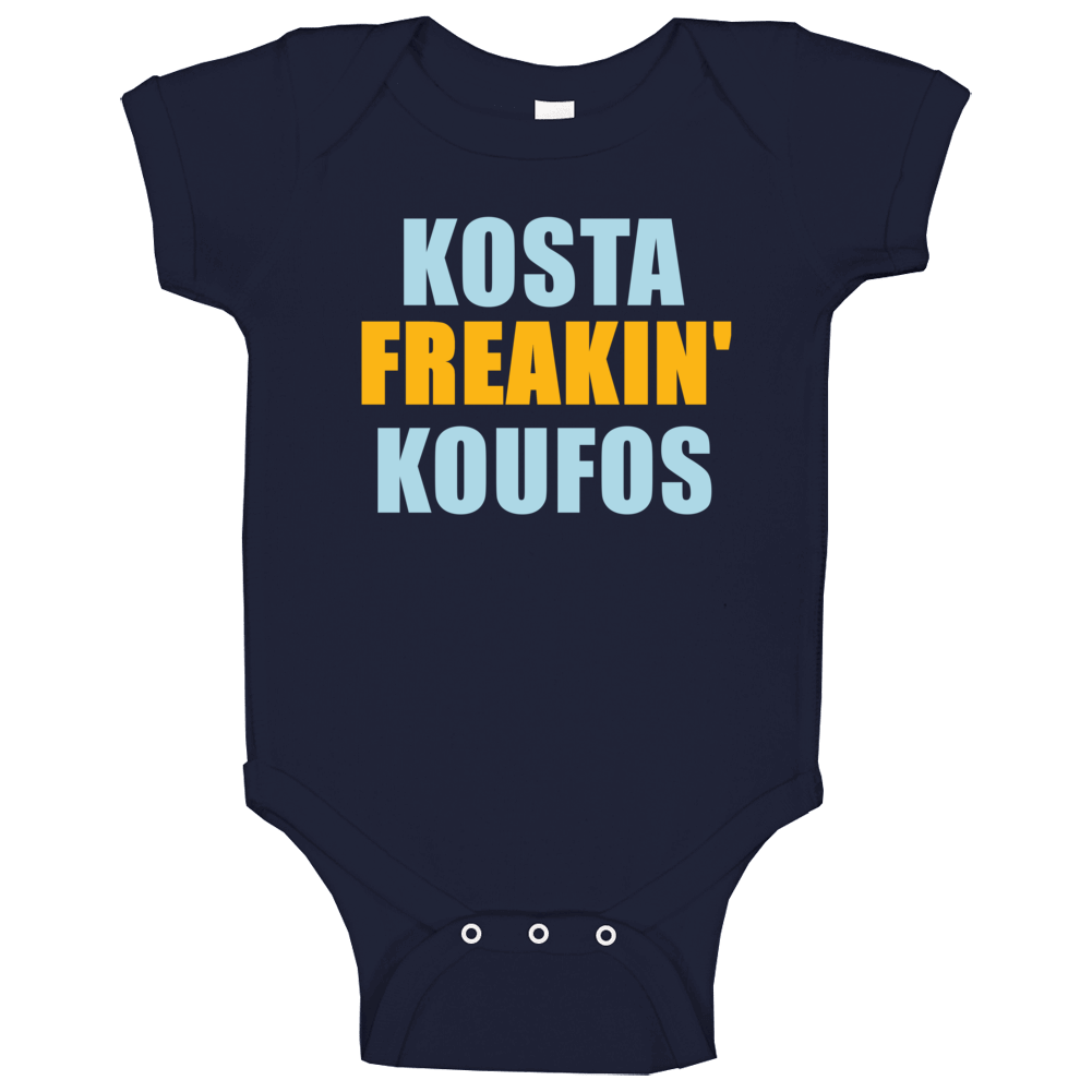 Freakin' Kosta Koufos Memphis Basketball Sports Baby One Piece