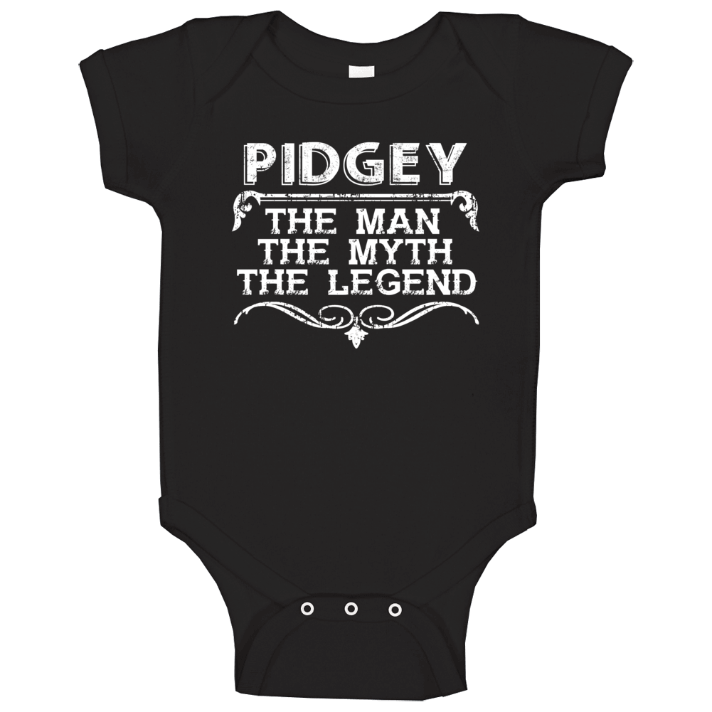 Pidgey Man Myth Legend Vintage Grunge Style Cool Name Baby One Piece Pidgey Man Myth Legend Vintage Grunge Style Cool Name Baby One Piece