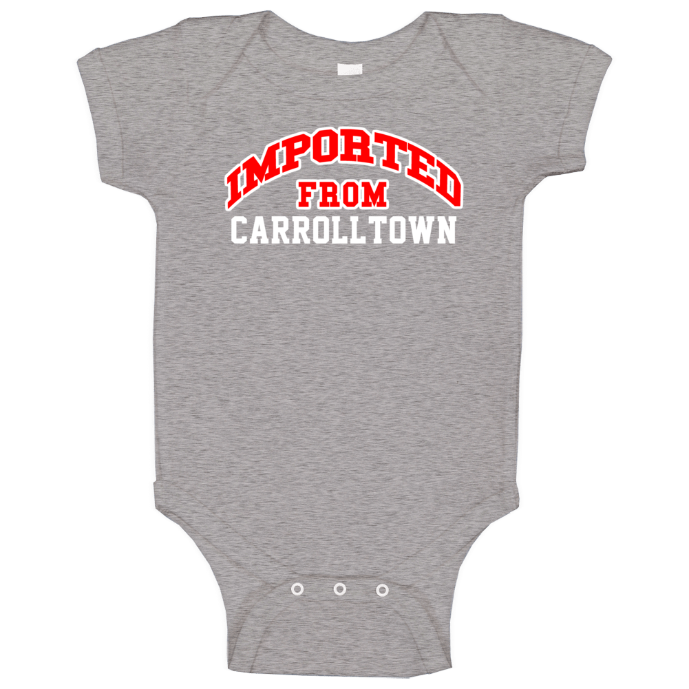 Imported From Carrolltown Pennsylvania Sports Team Trade Baby One Piec