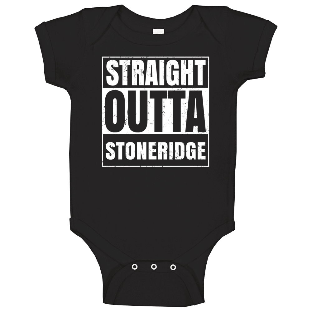 Straight Outta Stoneridge Street Name Neighbourhood Parody Baby One Pi