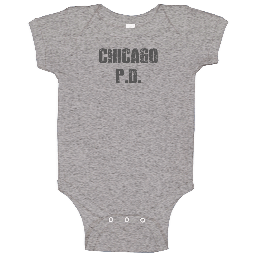 Chicago Pd Tv Show Popular Distressed Look Baby One Piece