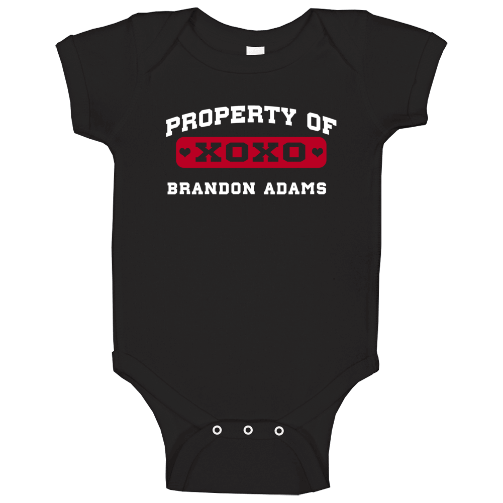 Brandon Adams Property Of I Love Baby One Piece Brandon Adams Property Of I Love Baby One Piece