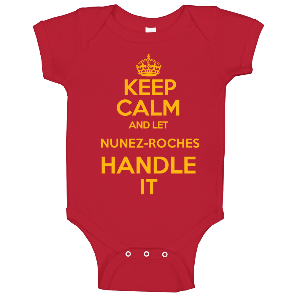 Keep Calm And Let Rakeem Nunez-roches Kansas City Football Team Fan Baby One Piece