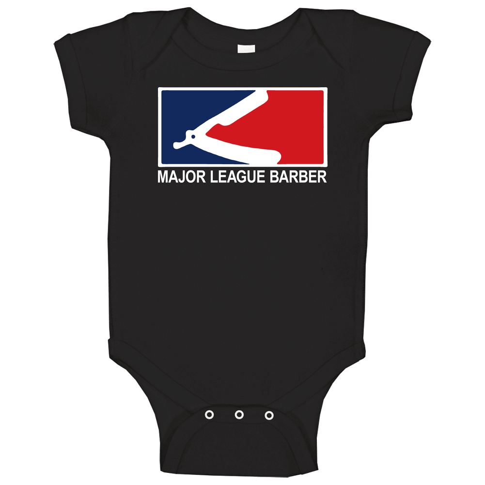 Major League Barber Baby One Piece