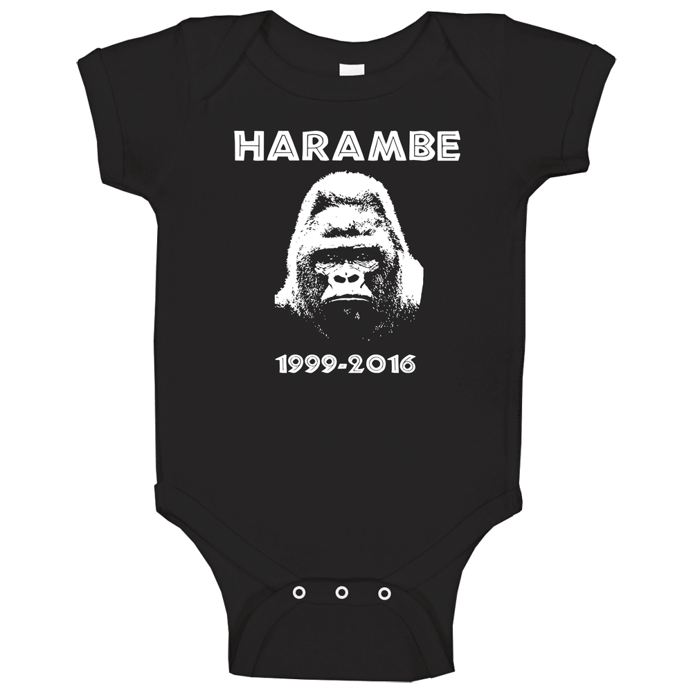 Harambe Gorilla Baby One Piece