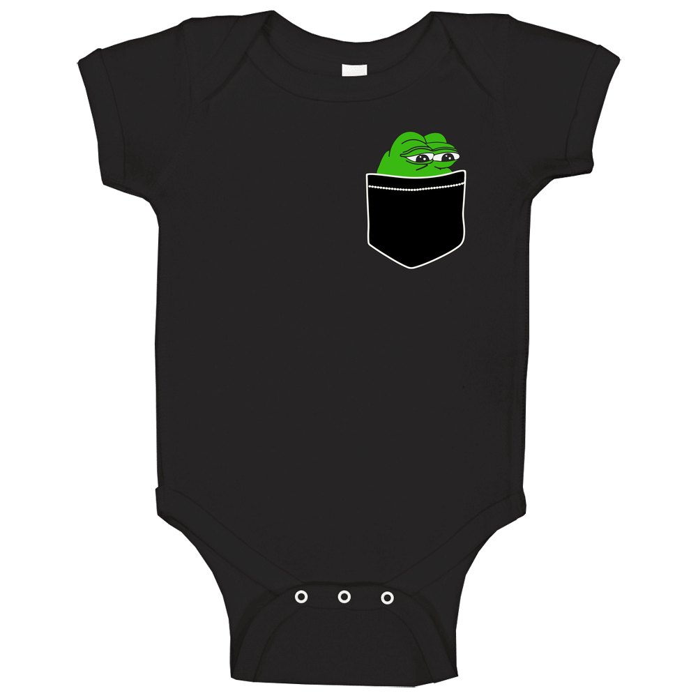 Pepe The Frog Pocket Baby One Piece