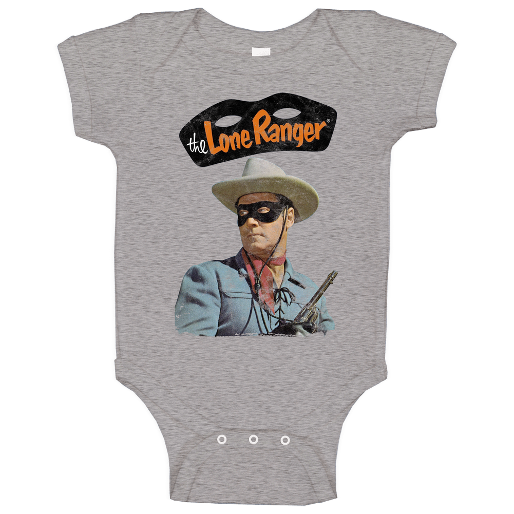 The Lone Ranger 60s Tv Series Show Worn Look Vintage Unisex Baby One Piece