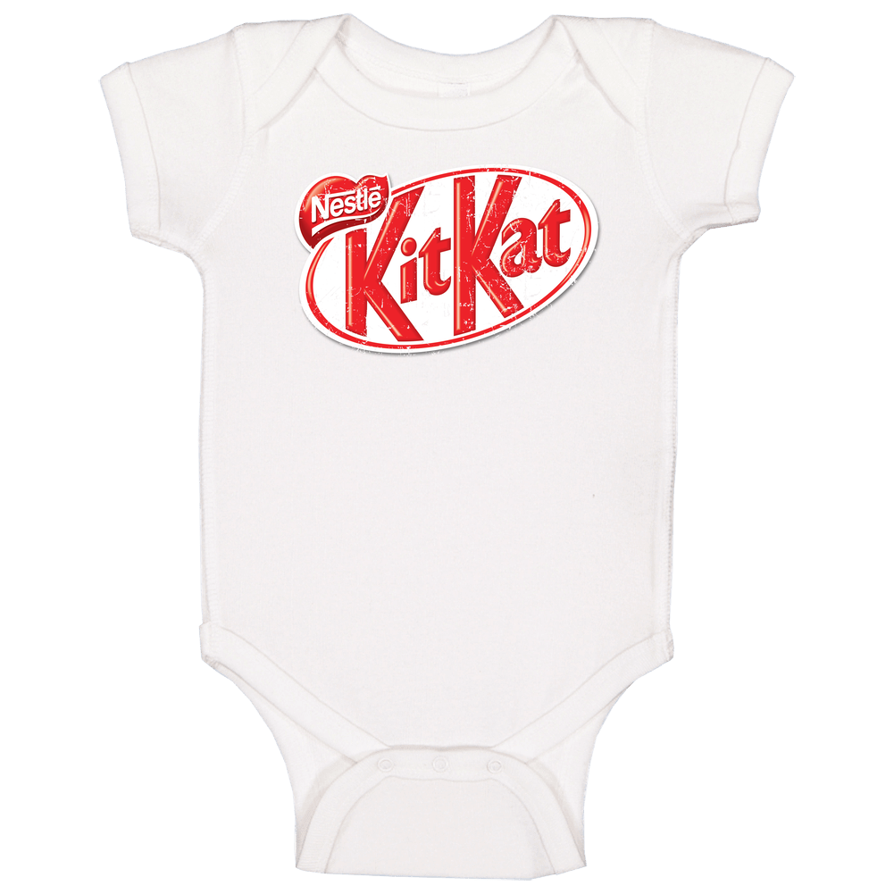 Kit Kat Chocolate Bar Cool Popular Candy Food Brand Logo Gift Baby One Piece