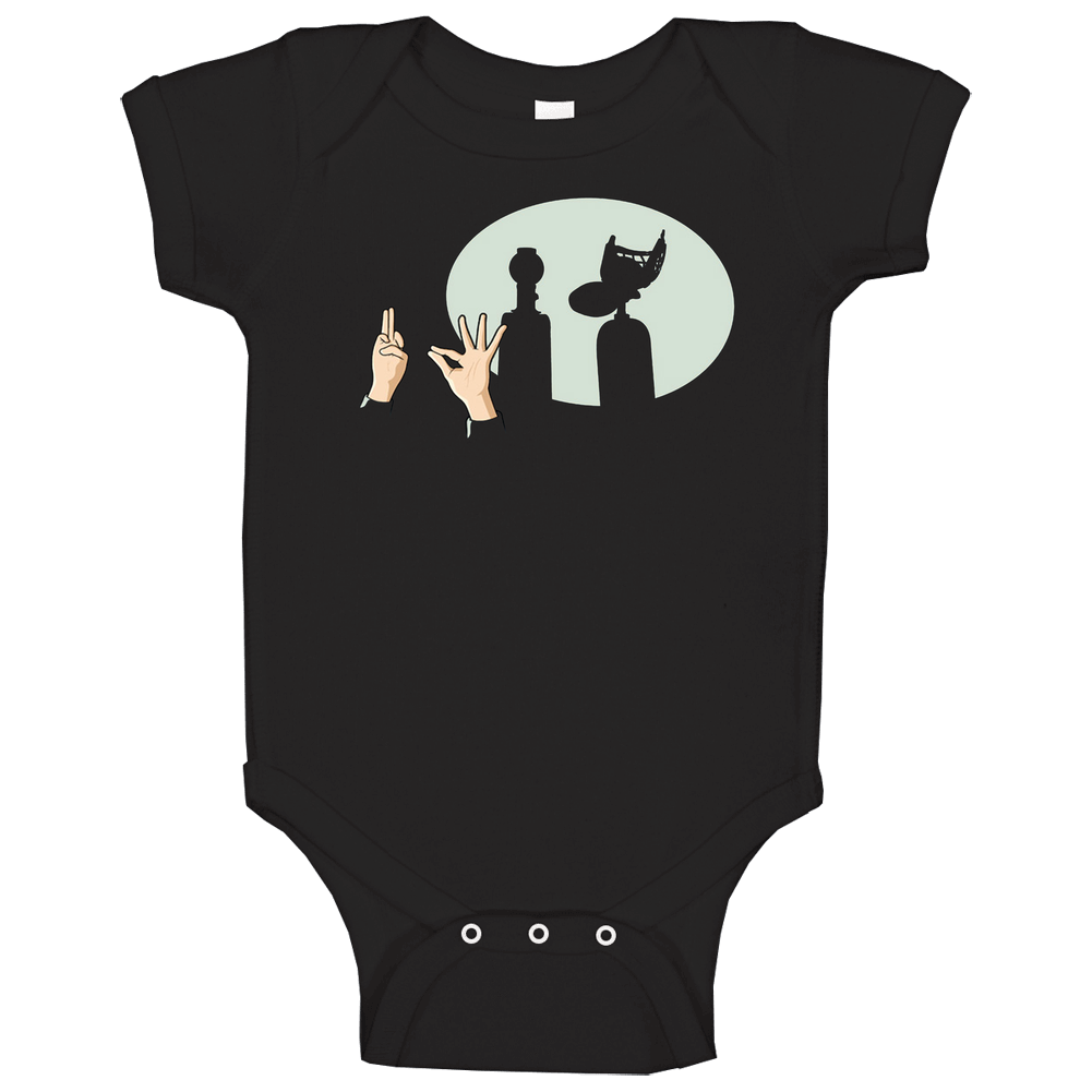 Mystery Science Theater 3000 Silhouette Netflix Original Fan Baby One Piece
