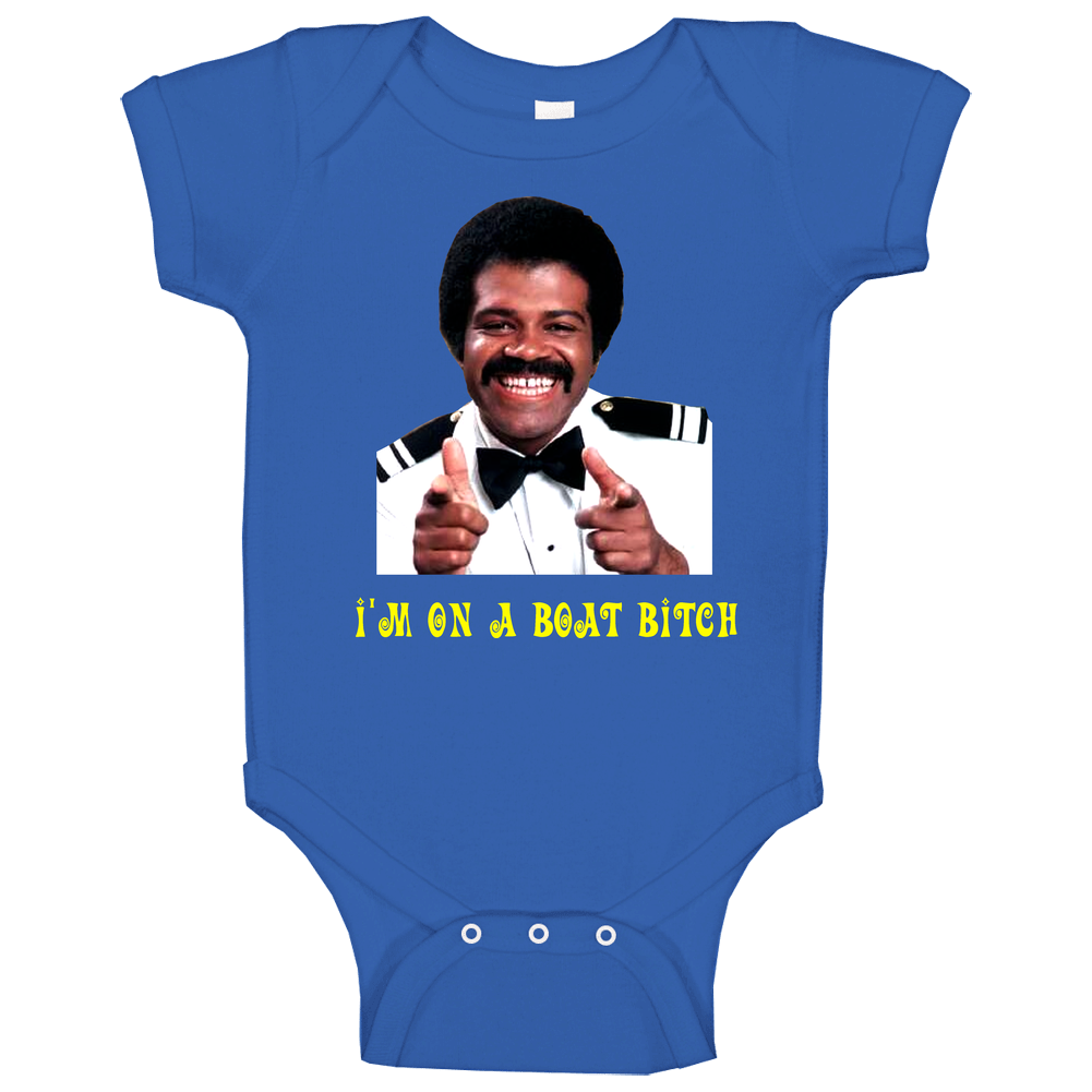 Issac Love Boat Im On A Boat Funny Baby One Piece