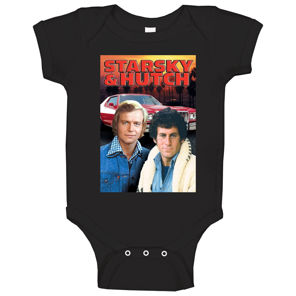 Starsky And Hutch Popular 70s Tv Show Retro Baby One Piece