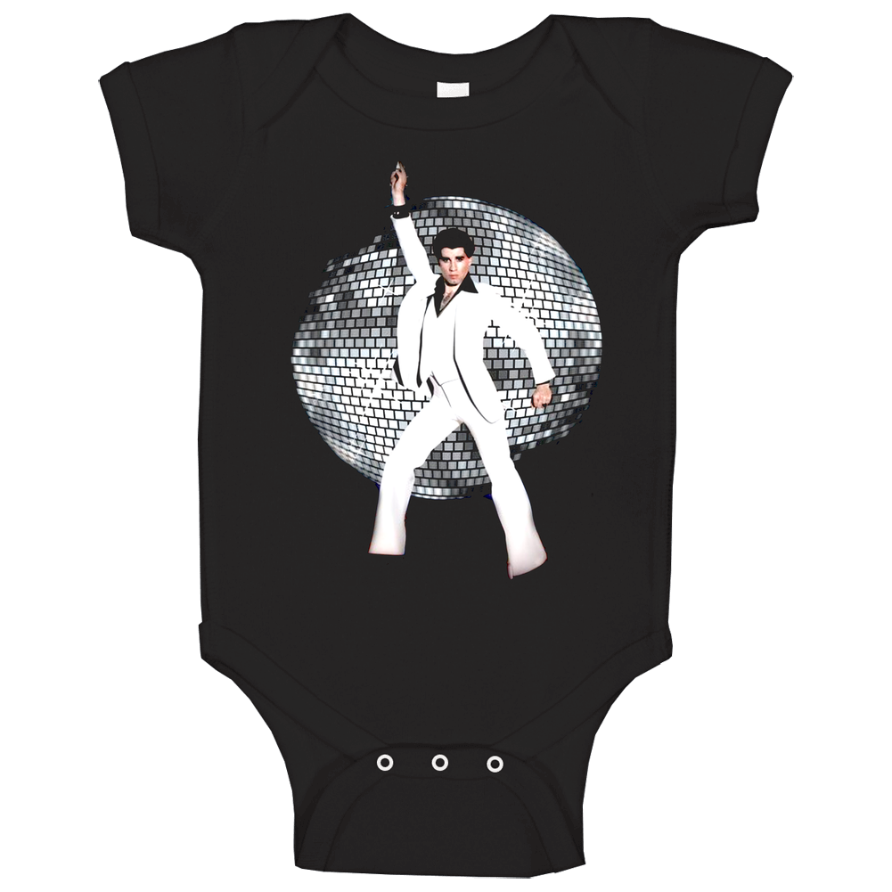 John Travolta Saturday Night Fever Retro 70s Movie Baby One Piece