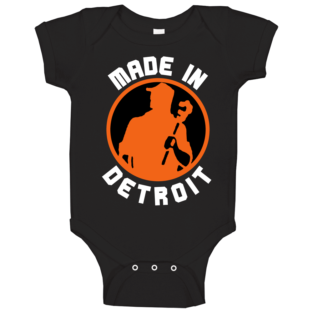 Made In Detroit Muscle Car Vintage Baby One Piece