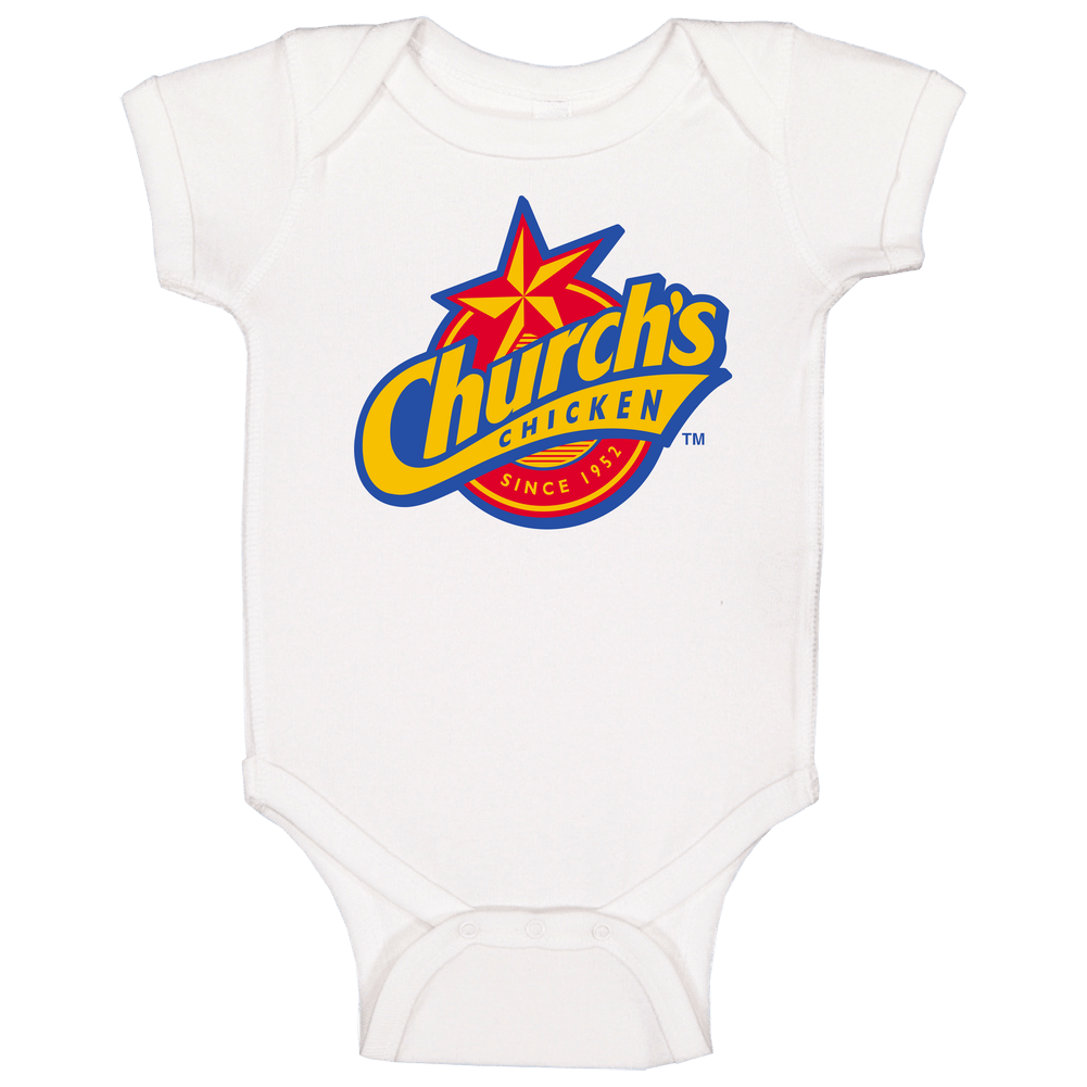 Church's Chicken Favourite Food Baby One Piece Church's Chicken Favourite Food Baby One Piece