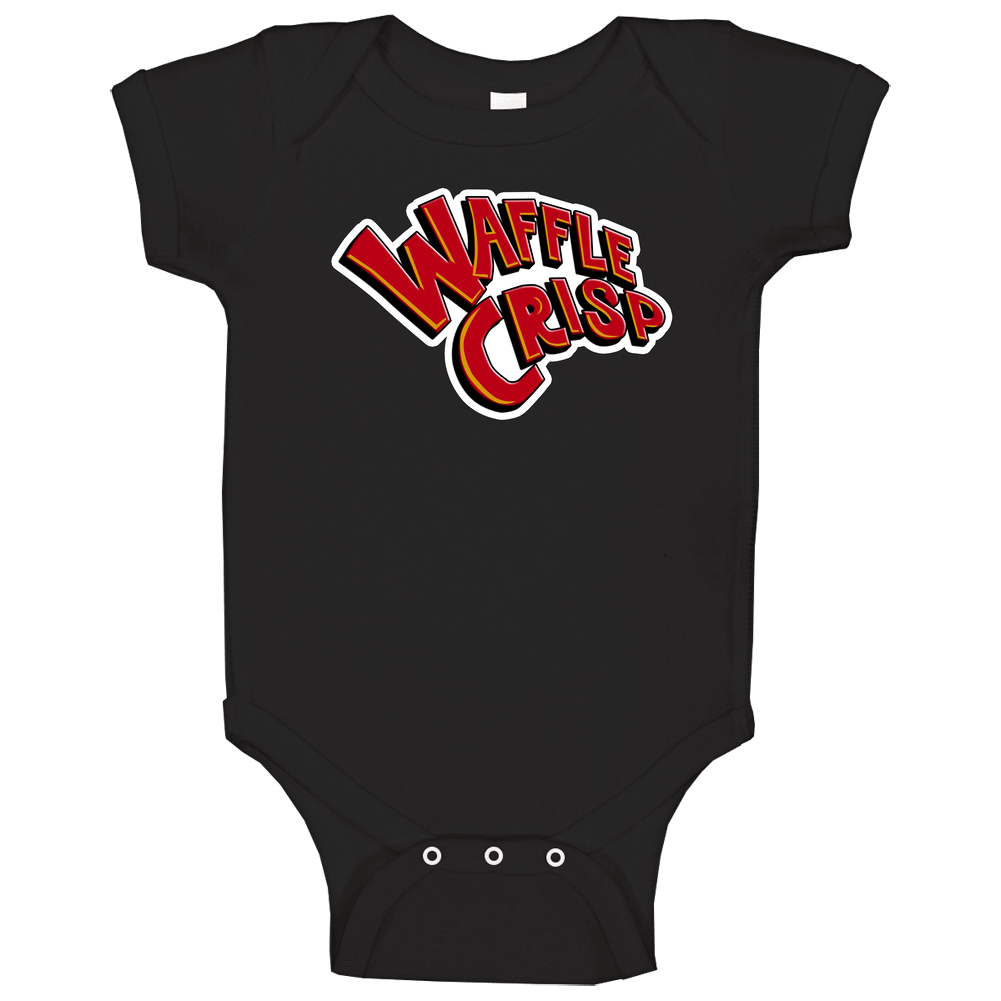 Waffle Crisp Cereal Popular Discontinued Food Baby One Piece