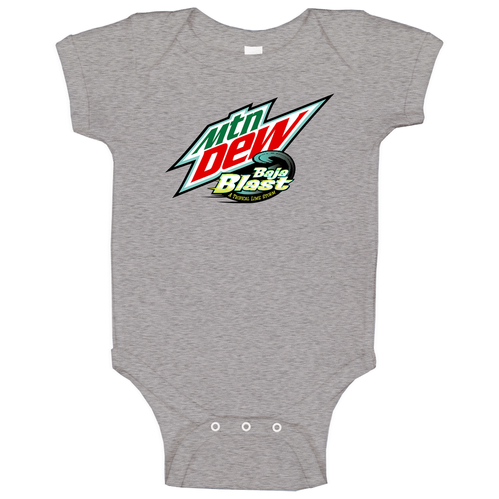 Mountain Dew Baja Blast Best Soda Of All Time Soft Drink Lovers Baby One Piece
