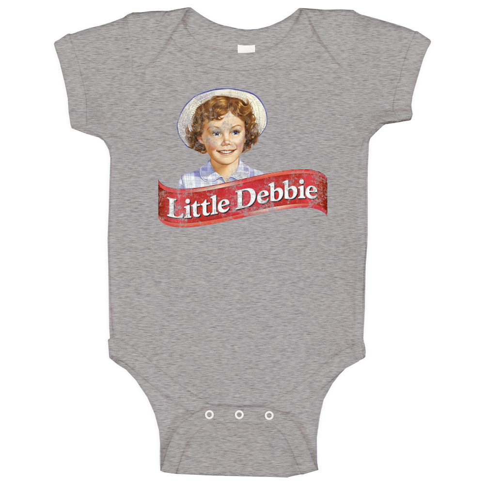 Little Debbie Baked Goods Sweets Snacks Foodie Food Fan Worn Look Vintage Unisex Baby One Piece