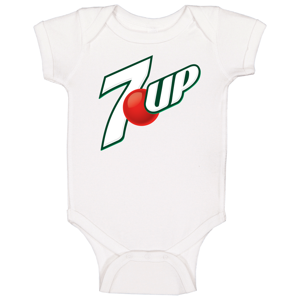 7 Up Best Soda Of All Time Soft Drink Lovers Baby One Piece