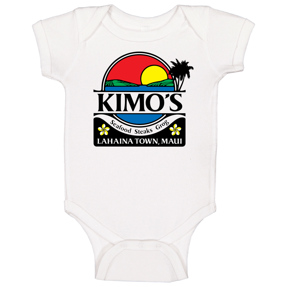 Kimo's Maui Hawaii Restaurant Baby One Piece Kimo's Maui Hawaii Restaurant Baby One Piece