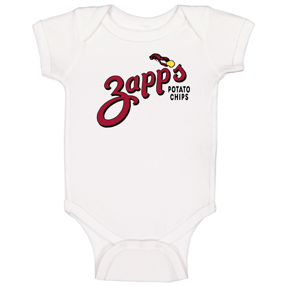 Zapp's Most Popular Potato Chip Brand Snack Food Lovers Baby One Piece