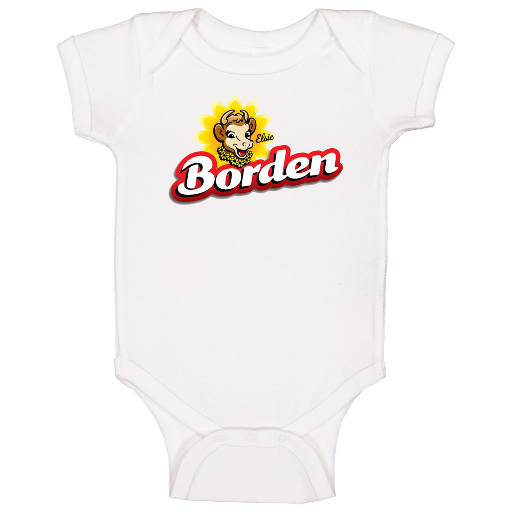 Elsie The Cow Borden Dairy Mascot Baby One Piece