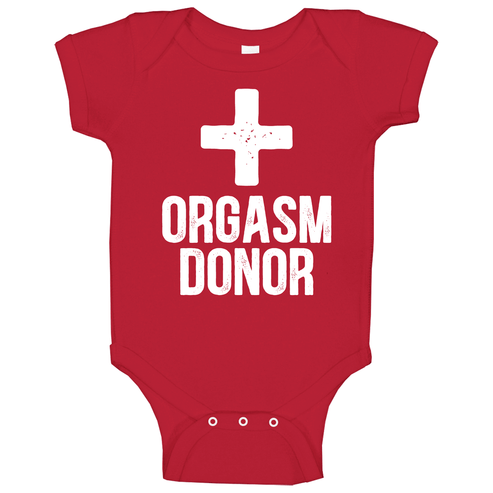 Orgasm Donor Vintage Distressed Baby One Piece