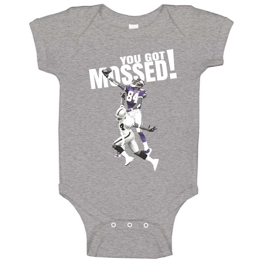 You Got Mossed Randy Moss Sports Analyst Minnesota Football Fan Baby One Piece
