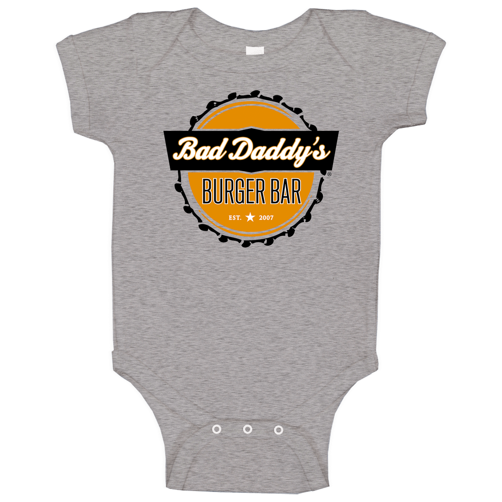Bad Daddy's Burger Bar Denver Colorado Top Restaurants Food Fan Lover Foodie Baby One Piece